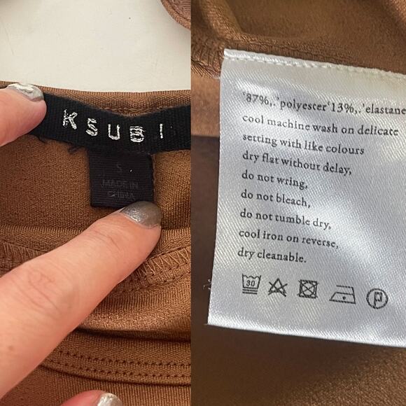 KSUBI The Hurley Slip Midi Dress in Latte Size S - Picture 15 of 16